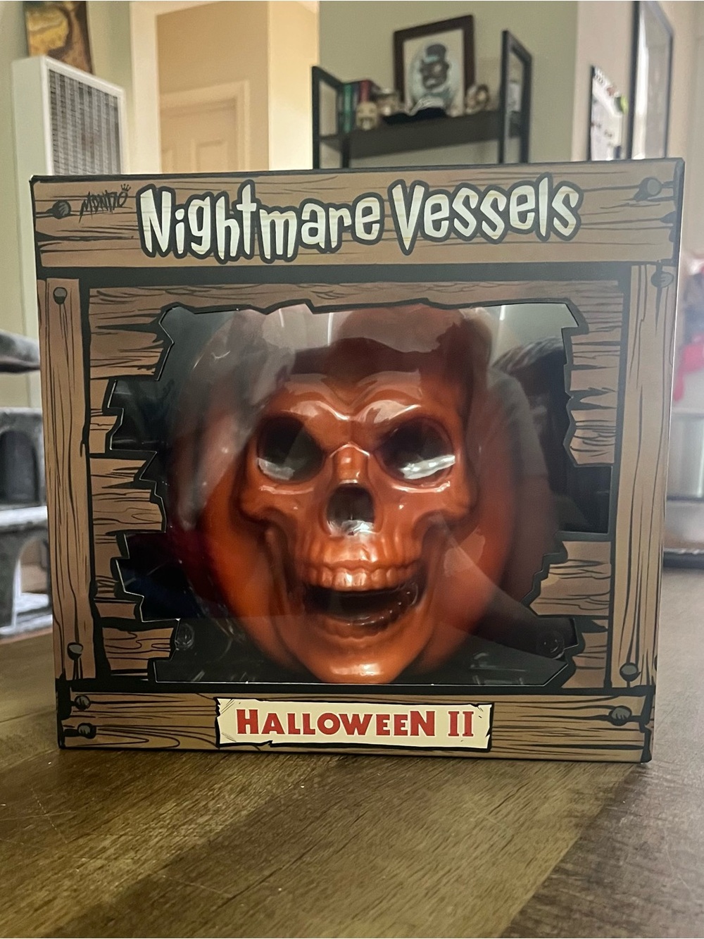 Nightmare Vessels Halloween II Orange Skull Collectible